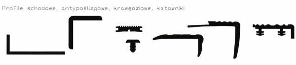 Krawędziowe- schodowe- katowniki